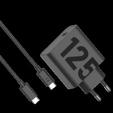 Зарядное устройство MOTOROLA 125W GaN USB + кабель 1m (SJMC1252) черное