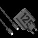 Зарядное устройство MOTOROLA 125W GaN USB + кабель 1m (SJMC1252) черное