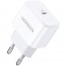 Адаптер зарядный - блок питания UGREEN CD241 Mini Type-C 20W PD белый