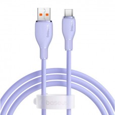 Кабель Baseus Pudding Series USB to Type-C 100W 1.2m фиолетовый P10355703511-00
