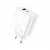 Зарядное устройство - адаптер питания WUW-C208 30W PD USB-C + USB QC3.0 18W