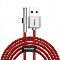 Кабель Baseus Iridescent Lamp HW Flash  USB 3.1 AM - Lightning M 2 метра CAL7C-B09 90 градусов штекер