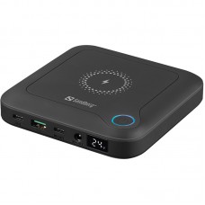 Внешний аккумулятор для ноутбука Sandberg 24000 mAh 85W All-in1 Laptop с набором переходников