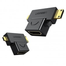 Адаптер Ugreen HD129 (20144) micro - mini (вилки) - Hdmi гнездо