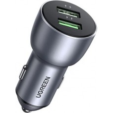 Зарядное устройство автомобильное Ugreen CD213 2 порта USB-A 36W (10144)