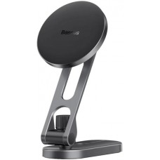 Авто держатель для Теслы - Baseus T-Space Series Folding Metal Car Mount Magnetic серебристый