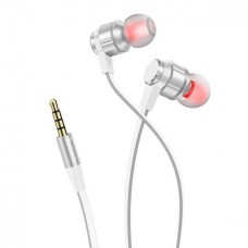 Наушники металлические HOCO M90 Delight wired 3.5mm белые