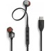 Наушники проводные JBL Harman TUNE 310C стерео гарнитура со штекером USB-C черная