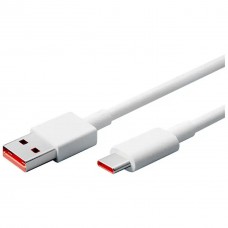 Кабель высокоскоростной Toocki USB - Type C 6A 100W белый