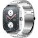 Умные часы с металлическим ремешком Amazfit Pop 3S Metal Silver (Metallic Strap)