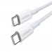 Кабель 5 ампер скоростной UGREEN US557 USB-C - USB-C 100W 1 метр белый