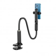 Держатель - гибкая штанга на зажиме HOCO HD4 Seaview mobile phone lazy holder черный