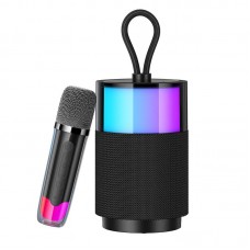 Акустика беспроводная - караоке колонка USAMS Wireless Speaker with Microphone US-YX013