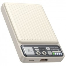 Внешний аккумулятор магнитный HOCO Q18 Tourer 10000mAh белый