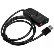 Звуковая карта внешняя USB - UGREEN CM129 USB External Stereo Sound Adapter кабель 1 метр (50599)