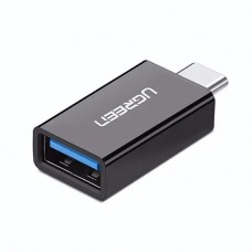 Переходник - адаптер OTG - UGREEN US173 USB-A 3.0 female to Type-C male (20808) черный