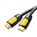 Кабель HDMI - HDMI 5 метров - UGREEN HD101 Round Cable штекер штекер (10167)