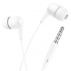 Наушники вакуумные HOCO M97 Enjoy universal earphones гарнитура с микрофоном белая