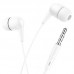 Наушники вакуумные HOCO M97 Enjoy universal earphones гарнитура с микрофоном белая