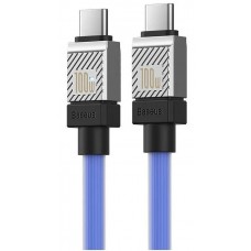 Кабель Baseus CoolPlay Series USB-C - USB-C 100W 2 метра голубой CAKW000303