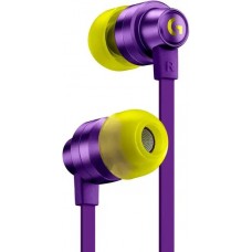 Наушники игровые Logitech G333 Gaming Earphones для геймеров фиолетовые (981-000936)