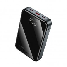Внешний аккумулятор - портативная батарея зарядное Hoco Q30A 20000mAh 130W черная