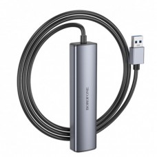 Хаб Адаптер BOROFONE DH12 Smart 4-in-1 converter (USB to USB3.0*4) кабель 1.2 метра