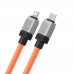 Кабель Baseus CoolPlay Series Type-C to iPhone 20W 1 m (CAKW000007) оранжевый