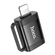 Адаптер Переходник HOCO UA31A otg lightning male to USB female черный