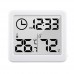 Термометр-гигрометр-часы с дисплеем 3.2" Electronic Hygrometer PD-WDJ-01 81*71*10 мм белый