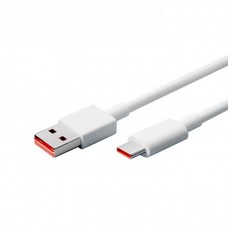 Кабель WUW X168 USB - Type-C 5 ампер быстрой зарядки 1 метр белый