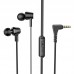 Наушники с плоским кабелем HOCO M86 Oceanic universal earphones with mic черные