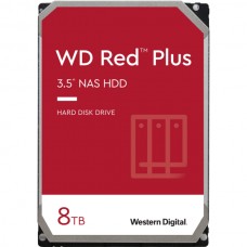 Жесткий диск WD Red Plus NAS 8 TB (8000Gb) 5640 rpm 256M SATA 6 Gb/s (WD80EFPX)