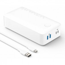 Портативный аккумулятор - универсальная батарея Anker Power Bank 40000mAh 347 30W (A1377) белая