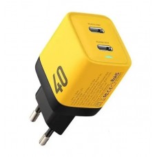 Блок зарядный - адаптер питания 3 порта Home Charger 40W GaN 2 PD Veron TC-35