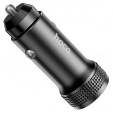 Автомобильное зарядное - адаптер быстрой зарядки HOCO Z49B Level 2 port car charger 38W черный