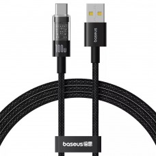 Кабель Baseus Gem Series USB - Type-C 2 метра 100W P10373002111-01 черный