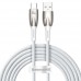Кабель Baseus Glimmer Series Fast Charging USB - Type-C 100W 2 метра белый CADH000602