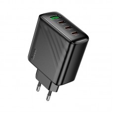 Сетевой адаптер питания - зарядное HOCO CS27A Supply charger 67W 4 порта черное
