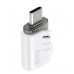 Адаптер переходник XO NB256B USB-A female to Type-c male