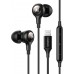 Наушники проводные для iPhone - UGREEN EP103 In-Ear Earphones Lightning Connector (30631) черные