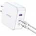 Зарядный комплект - блок и кабель Ugreen CD289 140W 3 выхода (15339) белый
