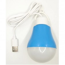 USB-светильник с LED-лампочкою Dengos на кабеле 1 метр 5V 5W голубая