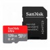 Карта памяти microSDXC - SanDisk Ultra 128Gb class 10 A1 (140Mb/s) (adapter SD) SDSQUAB-128G-GN6MA
