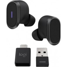 Наушники полностью беспроводные Logitech Zone True Wireless (985-001082) черные