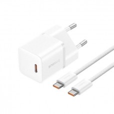 Зарядный адаптер Baseus GaN5 Fast Charger (mini) 1C 20W Cable Type-C to Type-C 100W P10110900213-01