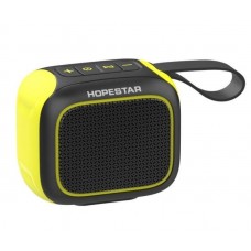 Колонка беспроводная Hopestar A22 5 вт портативная акустика черная с жёлтым