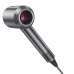 Фен мощный компактный HOCO HP11 negative ion hair dryer 1600W серый с розовым