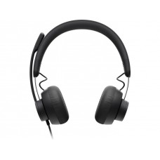 Проводная стерео гарнитура Logitech Zone Wired USB + Type-C (981-000870) черная