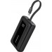 Аккумулятор портативный Anker Zolo Power Bank (20000 мач 30W встроенный кабель Built-In USB-C Cable) (A1689)